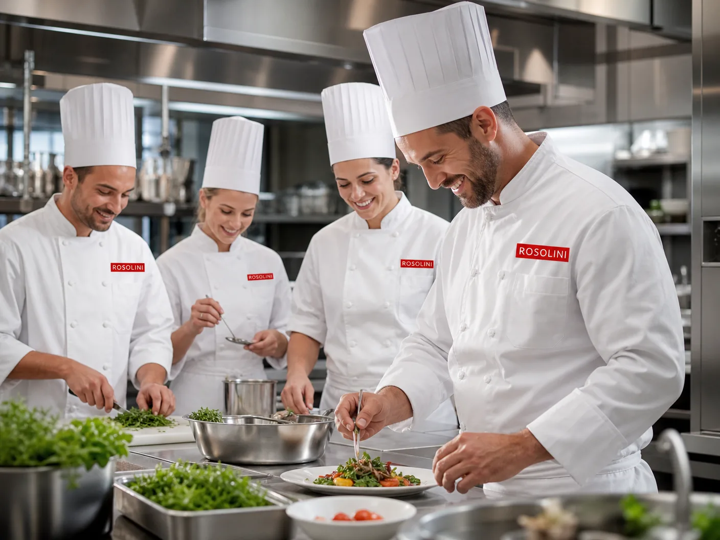 Sleepy kitchen team